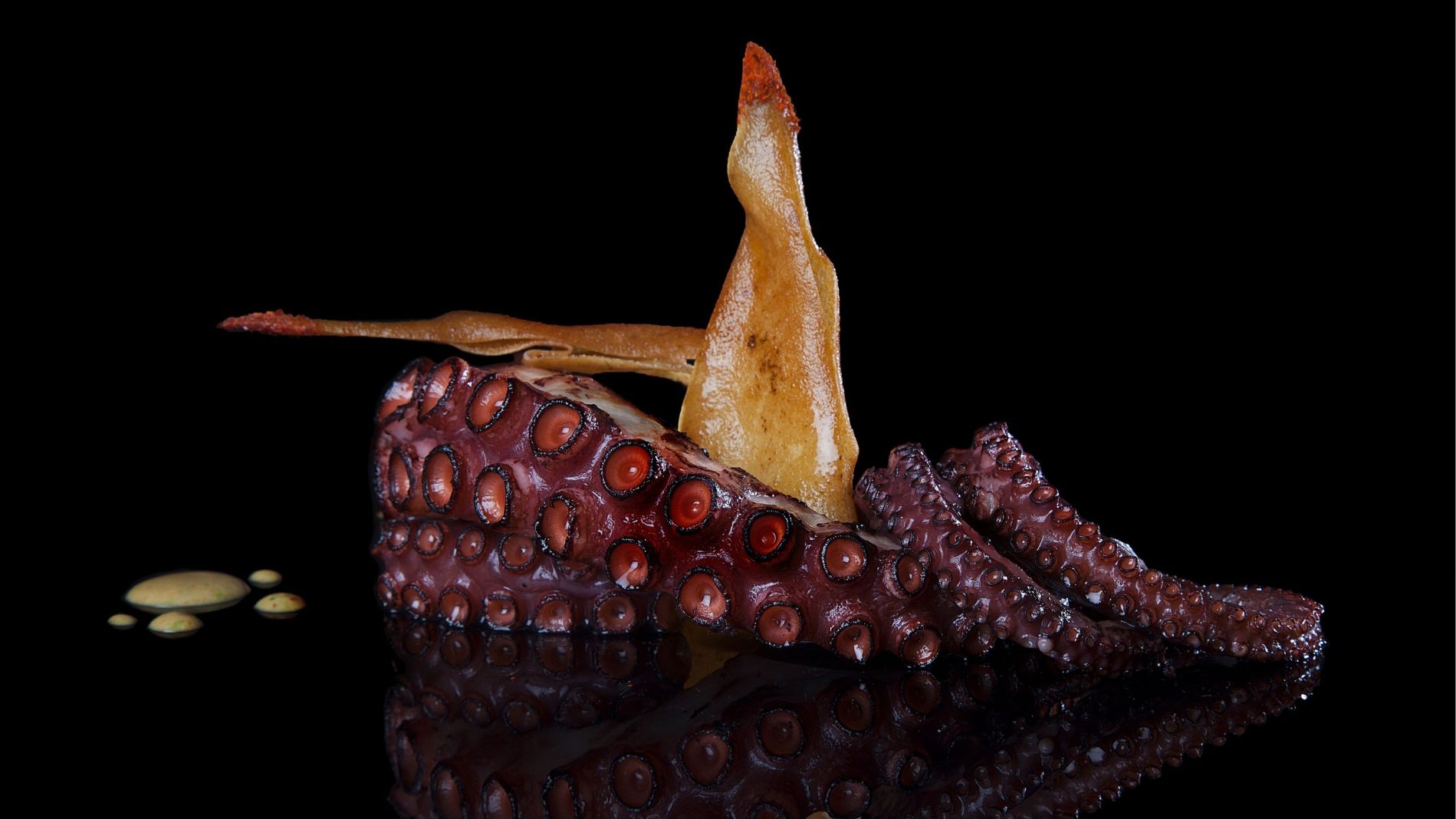 Grilled octopus - Arabesque restaurant, Hotel President Wilson, A Luxury Collection Hotel, Geneva